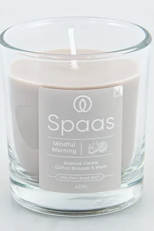 Bougie parfumée fleur de coton et musc Vente Flash